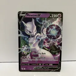 Mewtwo V - 030/078 - Ultra Rare - Pokemon GO Pokemon NM - Image 1