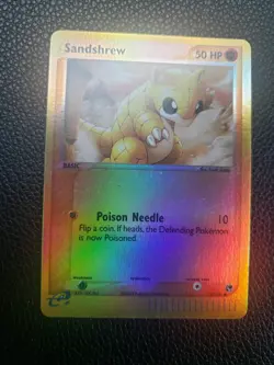 2003 Sandshrew 75/100 EX Sandstorm Reverse Holo Pokemon Card TCG NM - Image 1