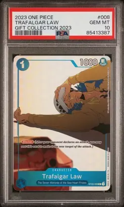 2023 One Piece Trafalgar Law, Gift Collection, #008, PSA 10 GEM MINT - Image 1
