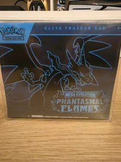 Pokemon TCG Phantasmal Flames Elite Trainer Box (ETB) SEALED + Protective Case - Image 1