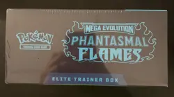 Pokemon Mega Evolution Phantasmal Flames Elite Trainer Box Factory Sealed ETB - Image 3