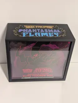 Pokemon Elite Trainer Box (ETB)Phantasmal Flames Acrylic Protective Display Case - Image 2