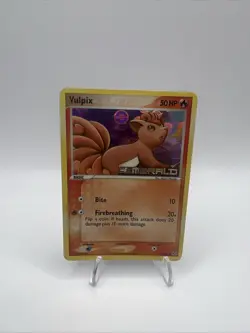 2005 Pokemon Vulpix EX Emerald 72/106 Reverse Holo Stamped - Image 1