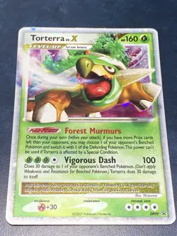 Torterra LV.X DP09 Holo Pokemon Card – Diamond & Pearl Promo (2007) - Image 1