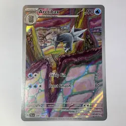 Pokemon TCG Arctibax Card 209/193 S&V Paldea Evolved Holo Rare Near Mint - Image 1