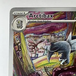 Pokemon TCG Arctibax Card 209/193 S&V Paldea Evolved Holo Rare Near Mint - Image 2