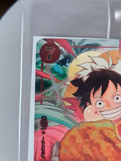 One Piece Card Game Monkey D Luffy P-080 (Promo) MOS BURGER CAMPAIGN - Image 3