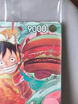 One Piece Card Game Monkey D Luffy P-080 (Promo) MOS BURGER CAMPAIGN - Image 4