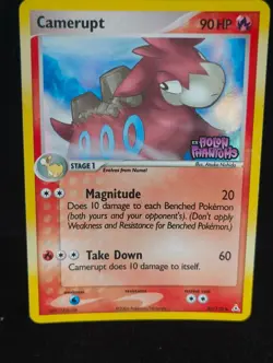 Camerupt (36/110) EX Holon Phantoms Stamped Reverse Holo Pokemon Card - Image 1