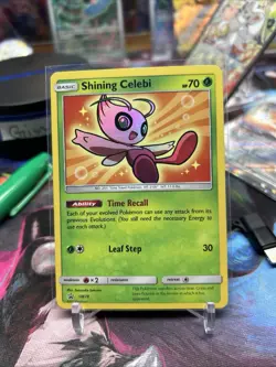 Pokemon TCG Shining Celebi SM-79 Promo Holo Card NM - Image 1