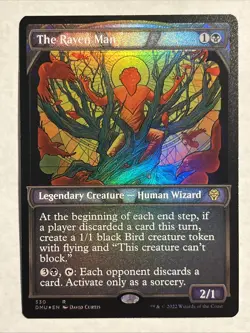 The Raven Man (Textured Foil) Dominaria United Foil - Image 1