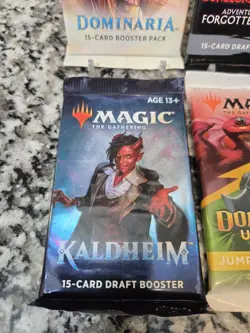 MTG D&D Set Booster Dungeons Dragons Kaldheim Dominaria United Pack Of 4 Sealed - Image 2