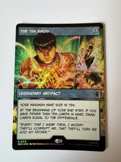 Magic the Gathering: The Ten Rings (Borderless) Marvel Super Heroes Foil - MINT - Image 1