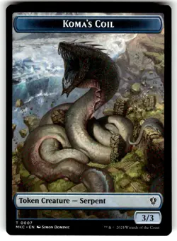 Koma's Coil NM MTG Commander Various Sets - Image 1