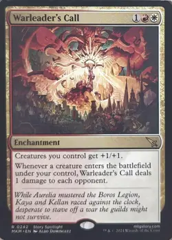 Magic: The Gathering Murders at Karlov Manor Warleader's Call 242 R LP - Image 1