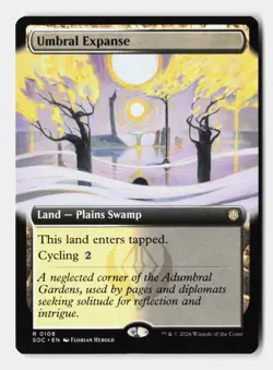 Umbral Expanse (Extended Art) 108 Commander: Secrets of Strixhaven MTG NM - Image 1