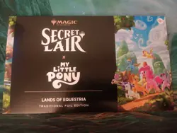 MTG Secret Lair Drop: My Little Pony: The Lands Of Equestria FOIL Edition SEALED - Image 1