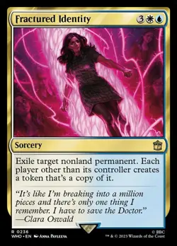x1 Fractured Identity R MTG Universes Beyond: Doctor Who M/NM, English - Image 1
