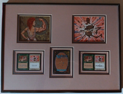 2 MtG Magic Original Art WAX & WANE by BEN THOMPSON - INVASION original Artwork - Image 1