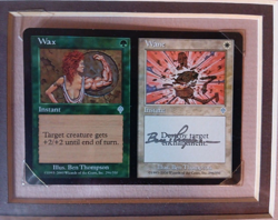 2 MtG Magic Original Art WAX & WANE by BEN THOMPSON - INVASION original Artwork - Image 4
