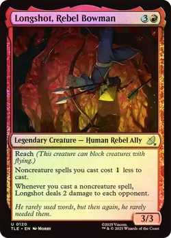 Longshot, Rebel Bowman Foil Art Avatar: The Last Airbender MTG - Image 1