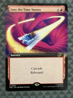 MTG Into the Time Vortex #0363 Ext. Art R Commander: Marvel Super Heroes (MSC) - Image 2