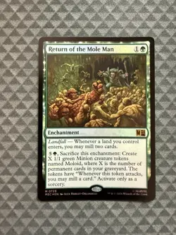 MTG Return of the Mole Man #0729 Foil M Commander: Marvel Super Heroes (MSC) - Image 1