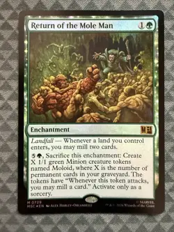 MTG Return of the Mole Man #0729 Foil M Commander: Marvel Super Heroes (MSC) - Image 2
