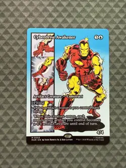 MTG Cyberdrive Awakener #0053 Borderless M Marvel Universe Eternal-Legal (MAR) - Image 1