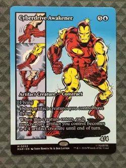 MTG Cyberdrive Awakener #0053 Borderless M Marvel Universe Eternal-Legal (MAR) - Image 2