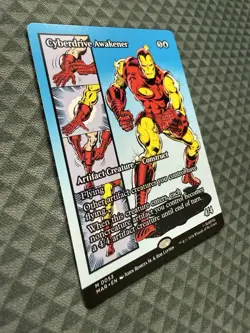 MTG Cyberdrive Awakener #0053 Borderless M Marvel Universe Eternal-Legal (MAR) - Image 3