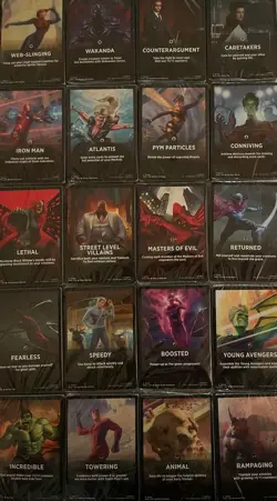 Marvel Super Heroes Jumpstart Inner Sleeve Lot of 20 - Image 1