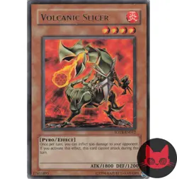 Yugioh Volcanic Slicer FOTB-EN012 Rare MP - Image 1