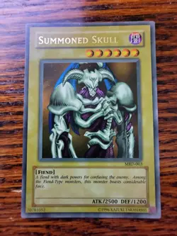 MP Vintage Yu-Gi-Oh! Summoned Skull (MRD-003 Unlimited ) Faded - Image 1