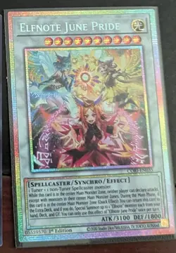 Yu-Gi-Oh! Chaos Origins - STARLIGHT RARE Elfnote June Pride - CORI-EN035 - Image 2