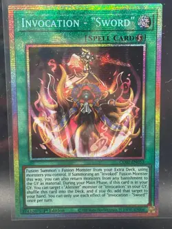 Yu-Gi-Oh! - Chaos Origins - Invocation - ''Sword'' CORI-EN053 Starlight Rare - Image 1