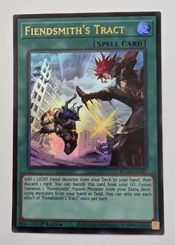 Fiendsmith's Tract BLGG-EN125 Ultra Rare 1st Edition Yugioh - Image 1