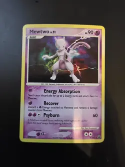 Pokemon Mewtwo Lv.51 Majestic Dawn Holo 9/100. LP-/MP+. Full Front Holo Bleed - Image 1