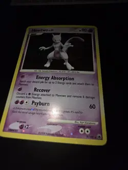 Pokemon Mewtwo Lv.51 Majestic Dawn Holo 9/100. LP-/MP+. Full Front Holo Bleed - Image 5
