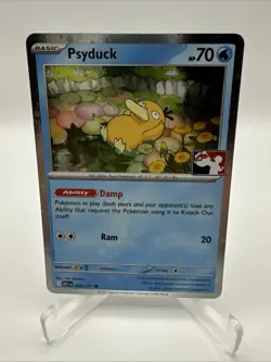 039/217 Psyduck Prize Pack Series 9 Pokemon TCG League Play Stamped Cosmos Holo - Image 1