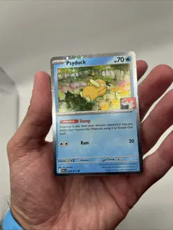 039/217 Psyduck Prize Pack Series 9 Pokemon TCG League Play Stamped Cosmos Holo - Image 4