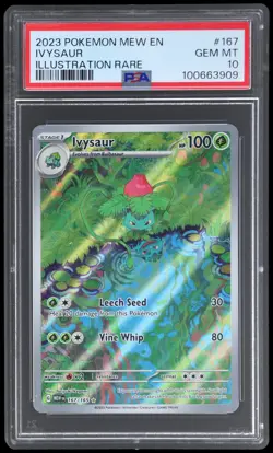 2023 Pokemon Scarlet And Violet 151 Ivysaur #167 PSA 10 Illustration Rare - Image 1