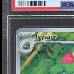 2023 Pokemon Scarlet And Violet 151 Ivysaur #167 PSA 10 Illustration Rare - Image 4