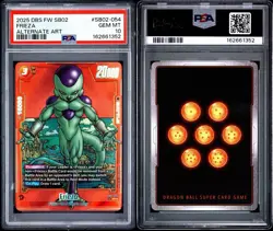 PSA 10 Frieza SB02-054 Alternate Art SB02 Manga 02 Dragon Ball Fusion World - Image 3