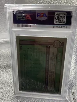 2025 Topps Heritage James Wood #231 Chrome Light Blue Sparkle Refractor PSA 10 - Image 2