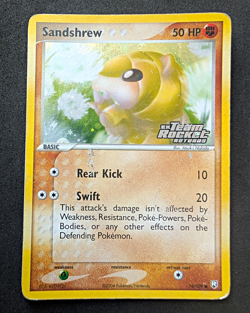 Sandshrew EX Team Rocket Returns 74/109 Reverse Holo STAMPED 2004 English - Image 1
