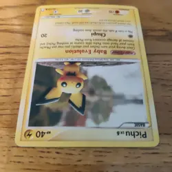 Pichu 93/123 - Pokemon Card TCG Mysterious Treasures Non Holo LP - Image 2