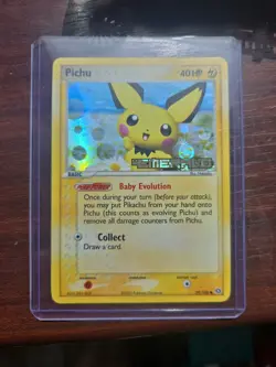 Pichu 59/106 EX Emerald Reverse Holo Stamped Pokemon Card (ungraded) - Image 1