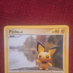 Pokemon Pichu TCG Mysterious Treasures Card 93/123 Regular NM Condition - Image 3