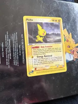 Pichu 20/100 Sandstorm Regular 2003 Pokemon Card Mint Condition for Collectors - Image 3
